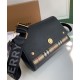 AAA Replica Burberry Vintage Check Note Shoulder Bag Black 1:1 Replica Burberry Vintage Check Note Shoulder Bag Black Knockoff