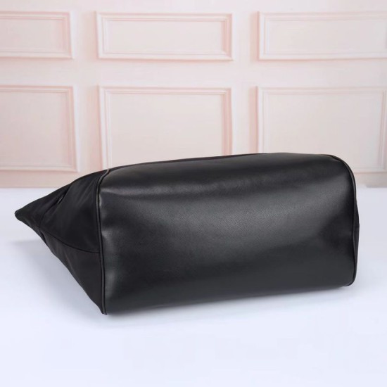 1:1 Replica Prada Re-Nylon Tote Bag with Black Leather Trim Knockoff