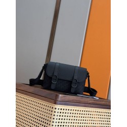1:1 Replica Dior Daily Oblique shoulder bag black jacquard canvas Knockoff