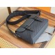 AAA Replica Dior Daily Oblique shoulder bag black jacquard canvas 1:1 Replica Dior Daily Oblique shoulder bag black jacquard canvas Knockoff