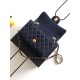 1:1 Replica Chanel Mini Rectangular Classic Flap Bag AS1116 dark blue denim Knockoff