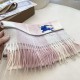 1:1 Replica Burberry Equestrian Knight Check Cashmere Scarf 32 x 180 cm Pink Knockoff