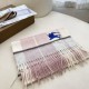 1:1 Replica Burberry Equestrian Knight Check Cashmere Scarf 32 x 180 cm Pink Knockoff