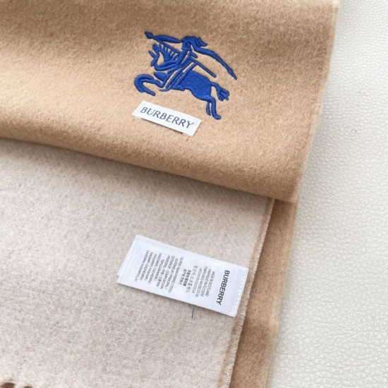 1:1 Replica Burberry Classic Reversible Cashmere Scarf 32 x 180 cm Brown/Grey Knockoff