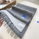 1:1 Replica Burberry Classic Reversible Cashmere Scarf 32 x 180 cm Grey Knockoff