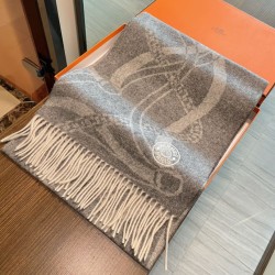 1:1 Replica Hermès Brides de Gala Désored Scarf 32 x 180 cm Grey Knockoff