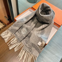 1:1 Replica Hermès Brides de Gala Désored Scarf 32 x 180 cm Grey Knockoff