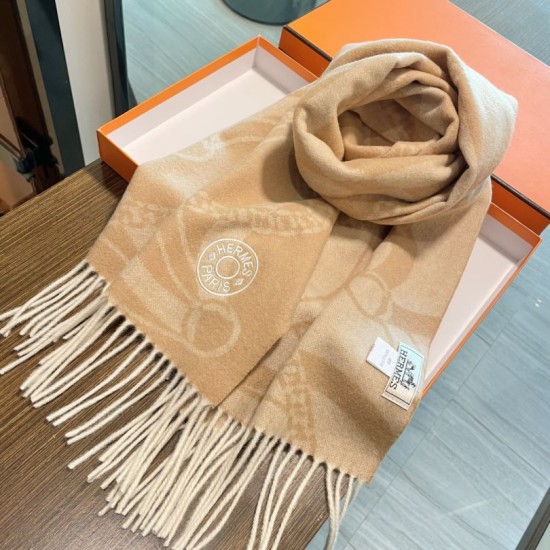 1:1 Replica Hermès Brides de Gala Désored scarf 32 x 180 cm taupe/beige Knockoff