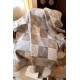 AAA Replica Loewe Anagram checked cashmere blanket beige 135 x 170 cm 1:1 Replica Loewe Anagram checked cashmere blanket beige 135 x 170 cm Knockoff