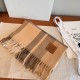 1:1 Replica Loewe reversible cashmere scarf with checkered pattern 30 x 180 cm brown Knockoff