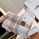 1:1 Replica Loewe reversible cashmere scarf with checkered pattern 30 x 180 cm pink Knockoff