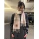 1:1 Replica Loewe reversible cashmere scarf with checkered pattern 30 x 180 cm pink Knockoff