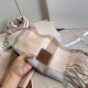 1:1 Replica Loewe reversible cashmere scarf with checkered pattern 30 x 180 cm pink Knockoff
