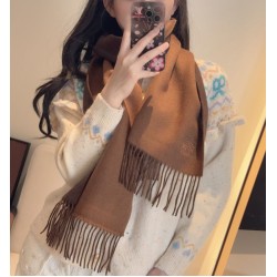 1:1 Replica Loewe reversible cashmere scarf 30 x 180 Brown Knockoff