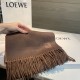 1:1 Replica Loewe reversible cashmere scarf 30 x 180 Brown Knockoff
