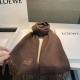 1:1 Replica Loewe reversible cashmere scarf 30 x 180 Brown Knockoff
