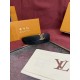 1:1 Replica Louis Vuitton Flowergram 20mm Reversible Belt with Gold LV Buckle Black Knockoff