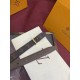 1:1 Replica Louis Vuitton Flowergram 20mm Reversible Belt with Silver LV Buckle Gray Knockoff