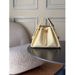 1:1 Replica Chanel 25 Small Hobo Handbag AS5293 Yellow Knockoff