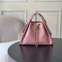 1:1 Replica Chanel 25 Small Hobo Handbag AS5293 Pink Knockoff