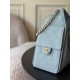 1:1 Replica Chanel 25 Small Hobo Handbag AS5293 Light Blue Knockoff