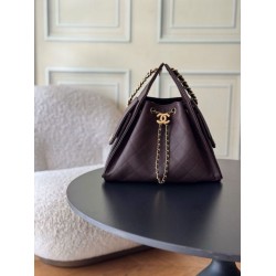 1:1 Replica Chanel 25 Small Hobo Handbag AS5293 Burgundy Knockoff