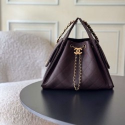 1:1 Replica Chanel 25 Small Hobo Handbag AS5293 Burgundy Knockoff