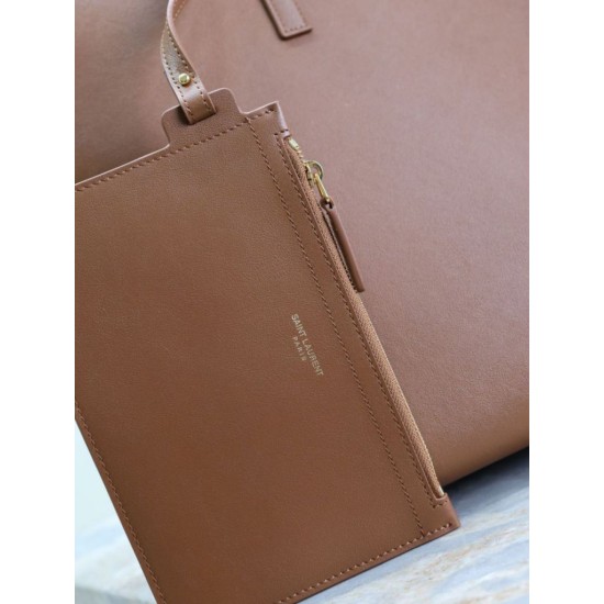 1:1 Replica YSL Saint Laurent East/West Tote Bag Caramel Knockoff