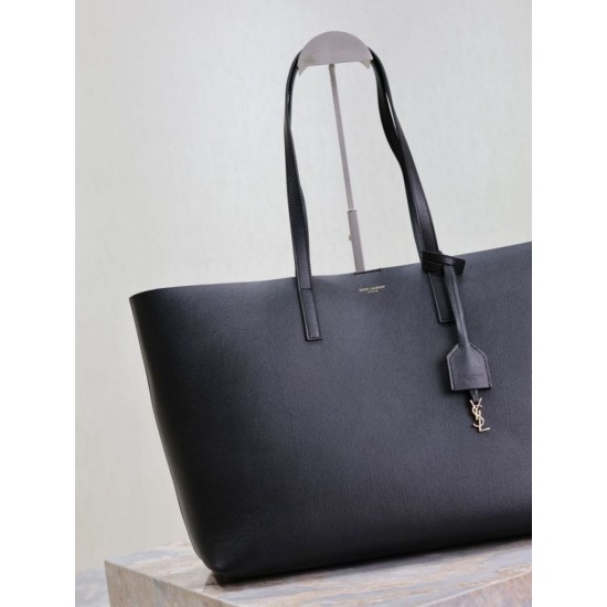 1:1 Replica YSL Saint Laurent East/West Tote Bag Black Knockoff