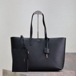 1:1 Replica YSL Saint Laurent East/West Tote Bag Black Knockoff