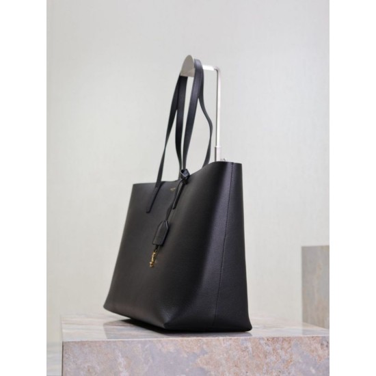 1:1 Replica YSL Saint Laurent East/West Tote Bag Black Knockoff