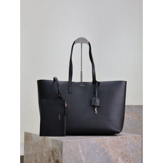 1:1 Replica YSL Saint Laurent East/West Tote Bag Black Knockoff