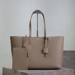 1:1 Replica YSL Saint Laurent East/West Tote Bag Apricot Knockoff