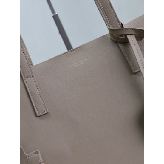 1:1 Replica YSL Saint Laurent East/West Tote Bag Apricot Knockoff
