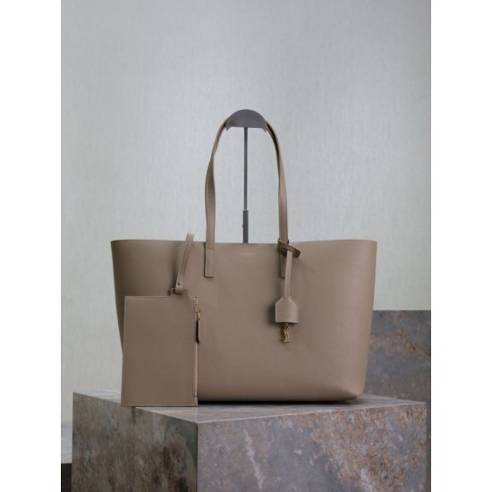 1:1 Replica YSL Saint Laurent East/West Tote Bag Apricot Knockoff