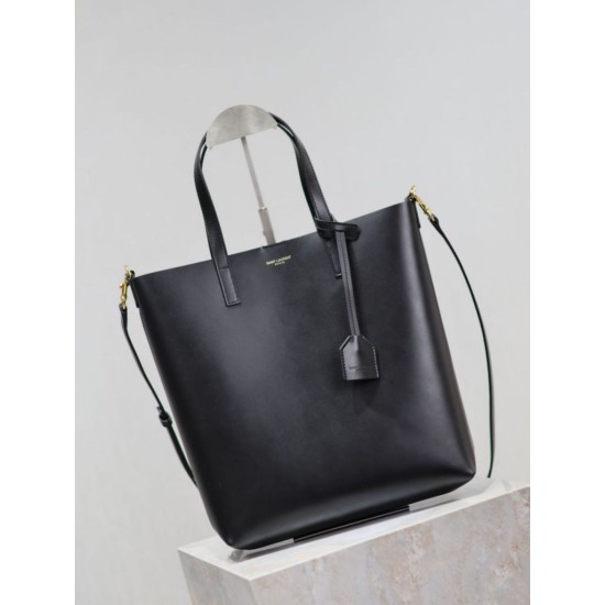 1:1 Replica YSL Saint Laurent Toy North/South Vertical Tote Bag Black Knockoff