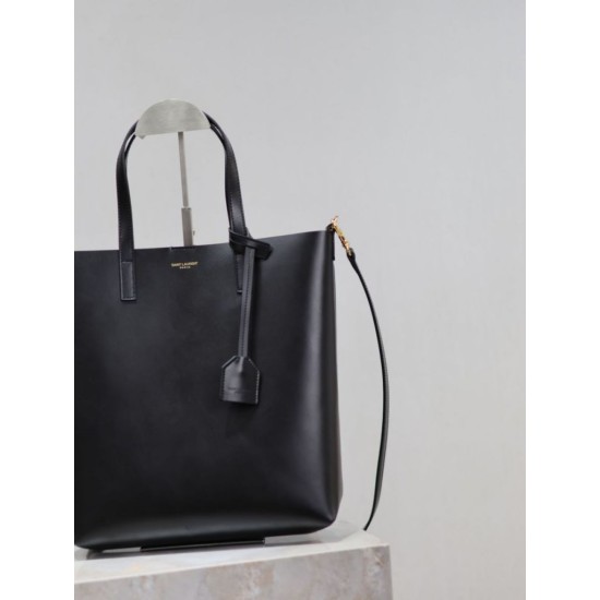 1:1 Replica YSL Saint Laurent Toy North/South Vertical Tote Bag Black Knockoff