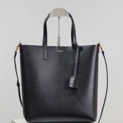 1:1 Replica YSL Saint Laurent Toy North/South Vertical Tote Bag Black Knockoff