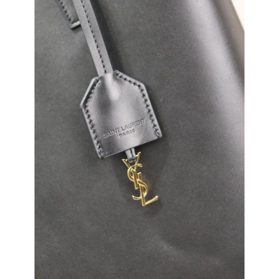 1:1 Replica YSL Saint Laurent Toy North/South Vertical Tote Bag Black Knockoff