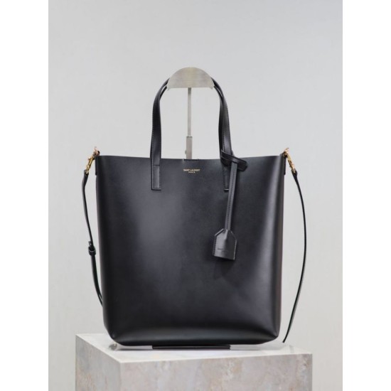 1:1 Replica YSL Saint Laurent Toy North/South Vertical Tote Bag Black Knockoff