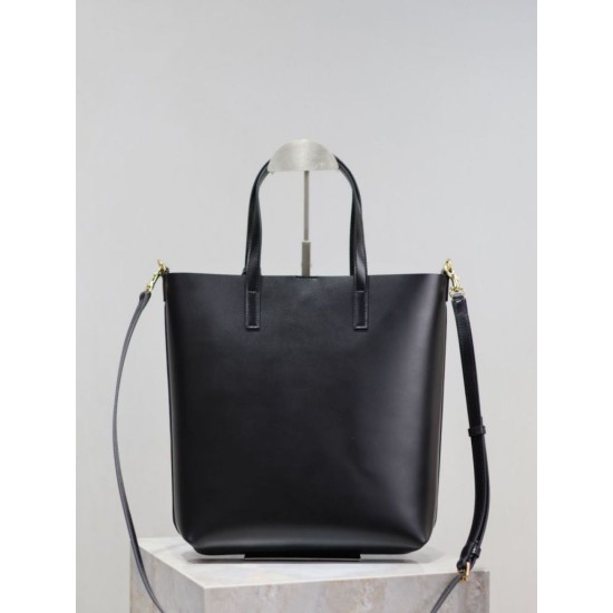 1:1 Replica YSL Saint Laurent Toy North/South Vertical Tote Bag Black Knockoff