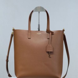 1:1 Replica YSL Saint Laurent Toy North/South Vertical Tote Bag Brown Knockoff