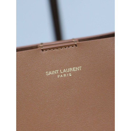 1:1 Replica YSL Saint Laurent Toy North/South Vertical Tote Bag Brown Knockoff
