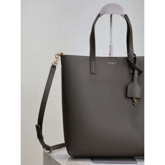 1:1 Replica YSL Saint Laurent Toy North/South Vertical Tote Bag Dark Green Knockoff