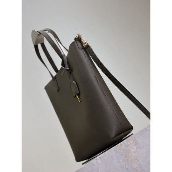 1:1 Replica YSL Saint Laurent Toy North/South Vertical Tote Bag Dark Green Knockoff
