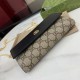 1:1 Replica Gucci GG Marmont Two-Tone Chain Wallet 546585 Brown/Black Knockoff