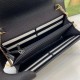 1:1 Replica Gucci GG Marmont Two-Tone Chain Wallet 546585 Brown/Black Knockoff