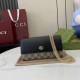 1:1 Replica Gucci GG Marmont Two-Tone Chain Wallet 546585 Brown/Black Knockoff