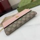 1:1 Replica Gucci GG Marmont Two-Tone Chain Wallet 546585 Brown/Pink Knockoff