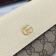 1:1 Replica Gucci GG Marmont Two-Tone Chain Wallet 546585 Brown/White Knockoff